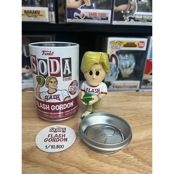 ONLY 10,500 PIECES LIMITED EDITION Flash Gordon Funko Soda Stocking Stuffer LE - Picture 1 of 2